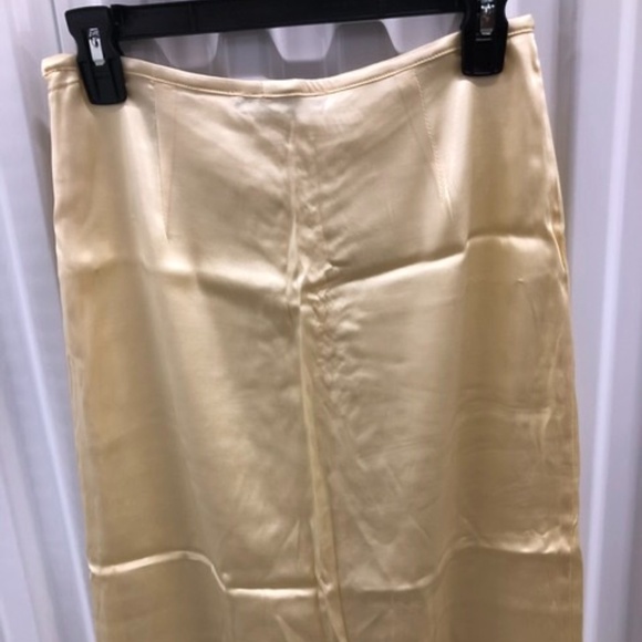 ZARA Classy Satin Skirt w Long Slit, M, NWT - Picture 6 of 8